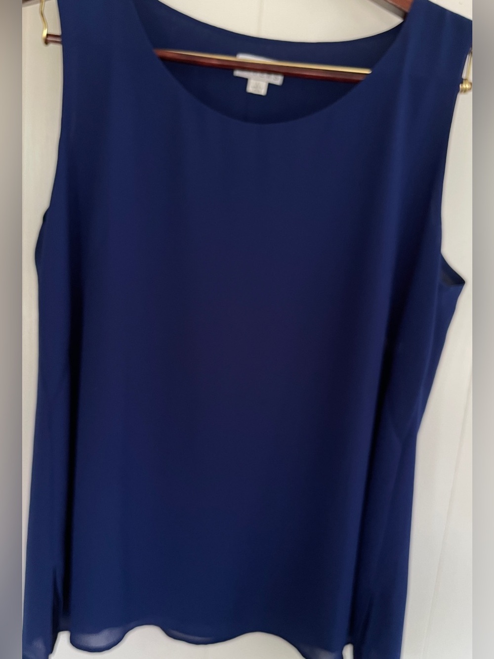 Joan Rivers Royal Blue Shell Size-Large - Picture 3 of 10